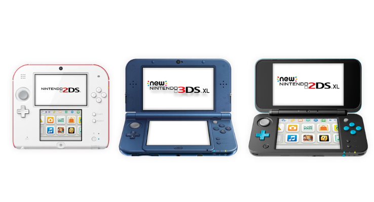 diferentes versiones de la 3DS